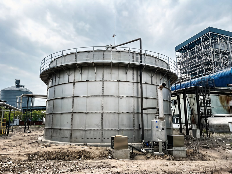 外钢内膜储气柜